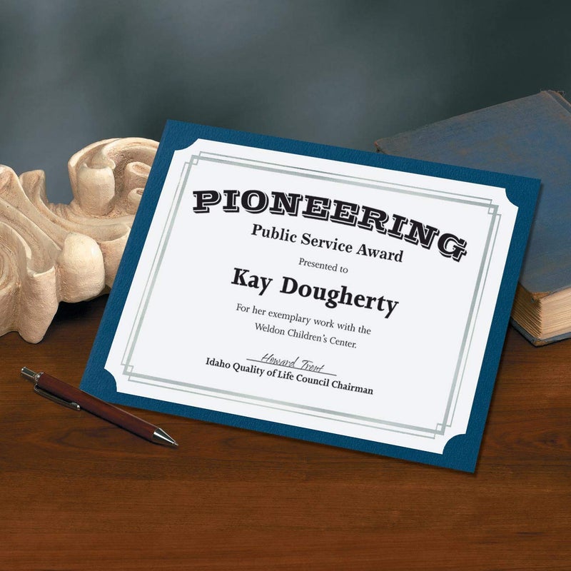 PaperDirect Silver Foil Elegance Border Specialty Certificates, 38lb White Paper, 8.5 x 11 Inches, 30 Sheets, Laser & Inkjet Compatible, Perfect for Diplomas, Awards & Recognition - Image 4